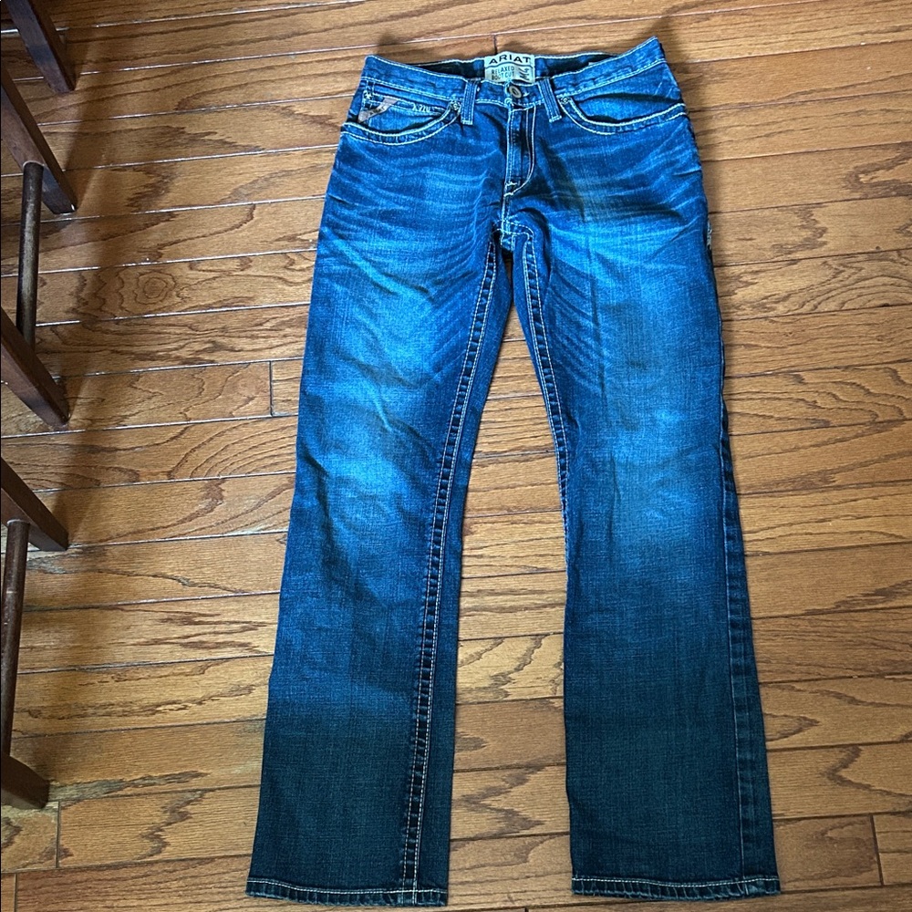 Ariat M4 Relaxed Boot Cut Jeans - Dark Blue